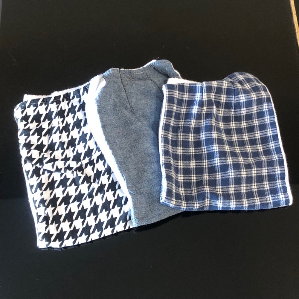 GUC Three modern bibs/scarf for babies toddlers
